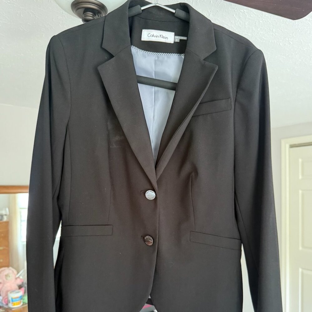 Calvin Klein Suit Jacket, Size 8, Great condition